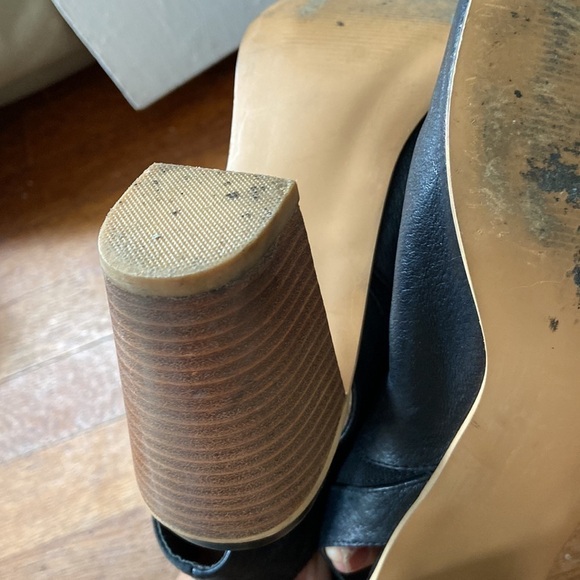 Steve Madden black chunky heel - Picture 5 of 5